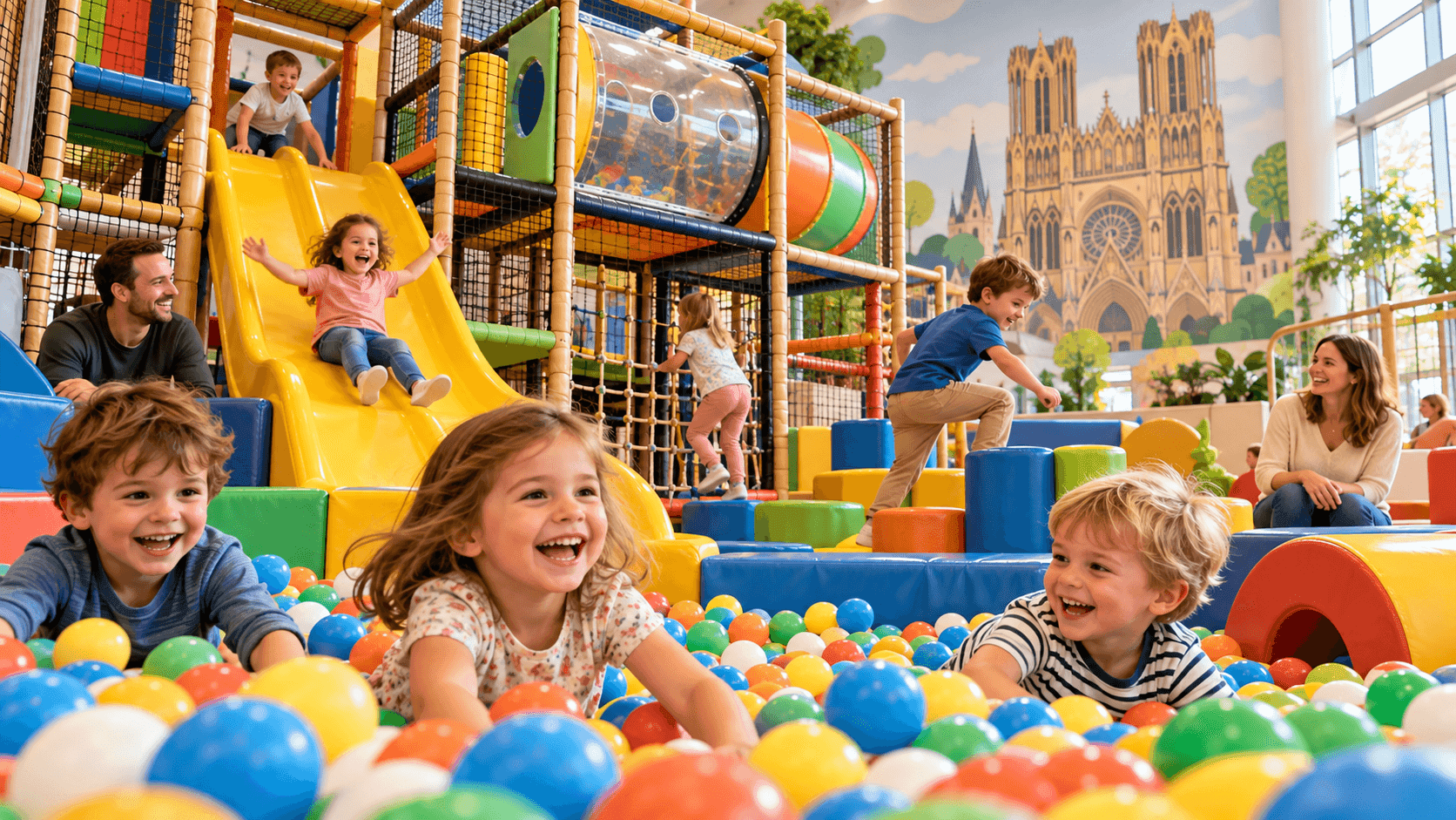 Les parcs de jeux pour enfants à Reims